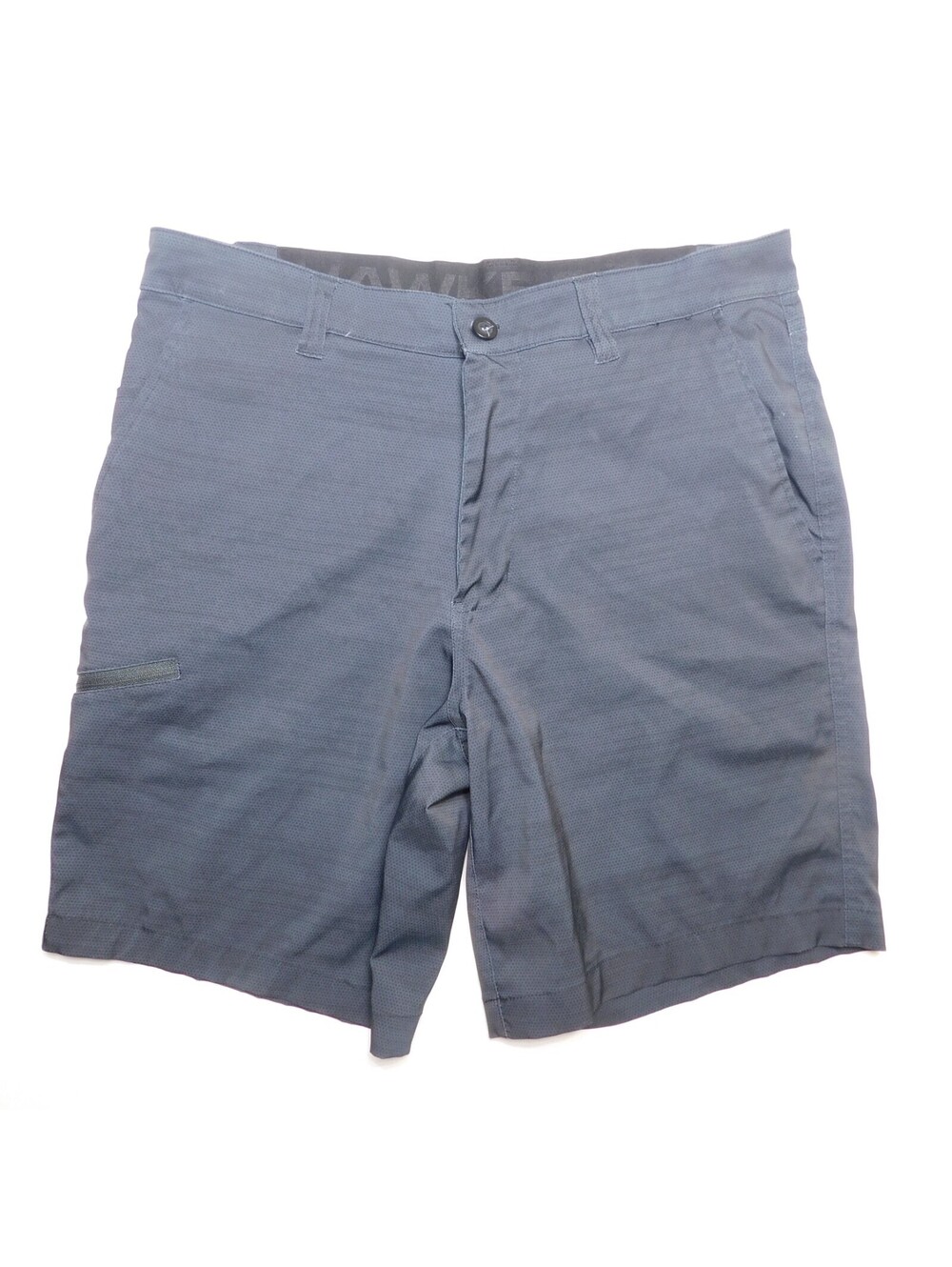 Hawke & Co Men's 32 W Gray Hybrid Shorts Stretch Flat Front Hiking Tech Performa